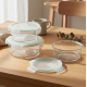 Glass Tupperware Set 3 Pcs